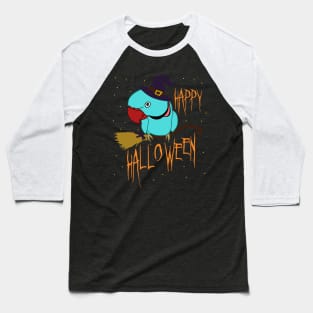 happy halloween - blue indian ringneck doodle Baseball T-Shirt